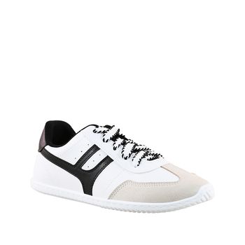 Tenis-Casual-Branco-e-Preto-Design-Esportivo-|-Moleca-Tamanho--34---Cor--BRANCO-0